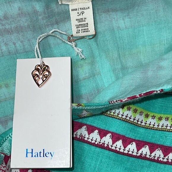 NWT Hatley Linen Portia Sheath Dress Womens Sz S - Picture 7 of 11